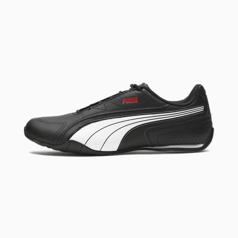 Puma | Men's Redon Bungee Shoes - Black-White-High Risk Red