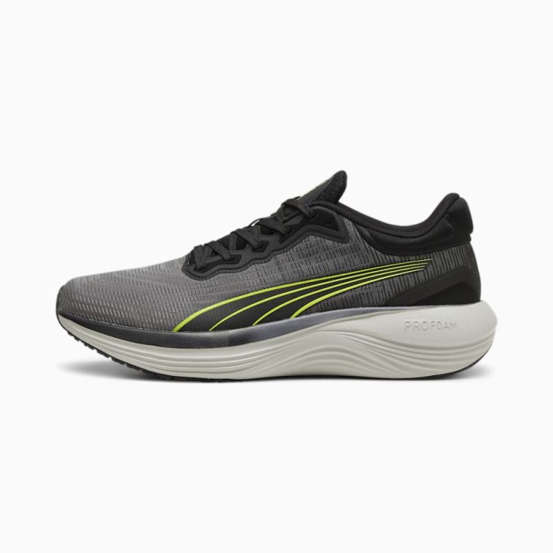 Puma | Men's Scend Pro Ultra Running Shoe - Black-Lime Pow