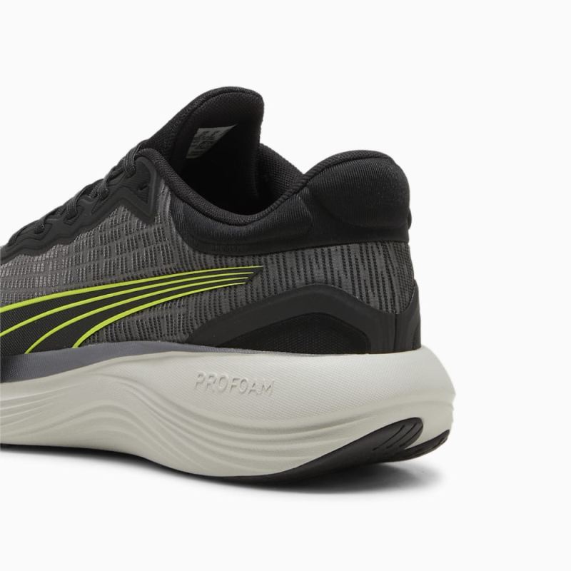 Puma | Men's Scend Pro Ultra Running Shoe - Black-Lime Pow