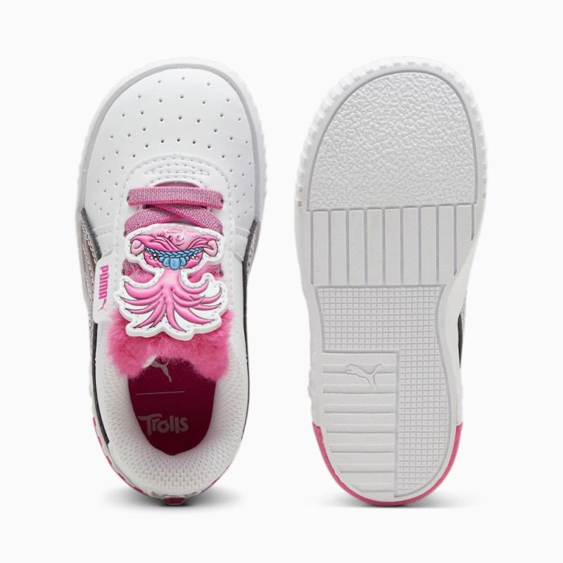 Puma | Girls Puma | Girls x TROLLS Cali OG Toddlers Sneakers - White-Ravish