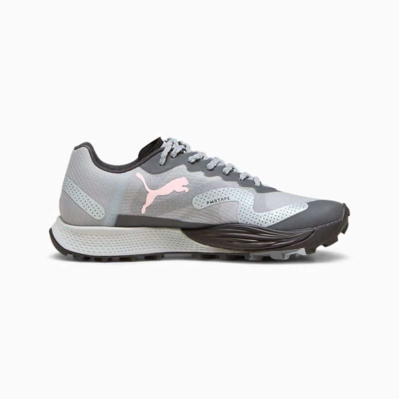 Puma | Women's SEASONS Fast-Trac Apex NITRO Running Shoes - Koral Ice-Cool Mid Gray-Black