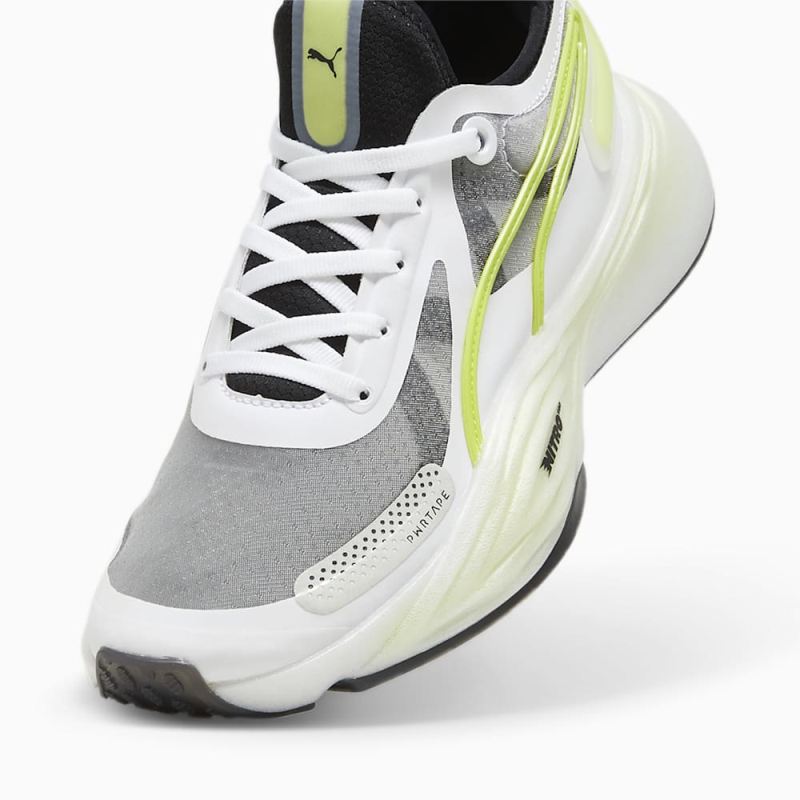 Puma | Women's PWR NITRO Squared Training Shoes - White-Black-Lime Pow