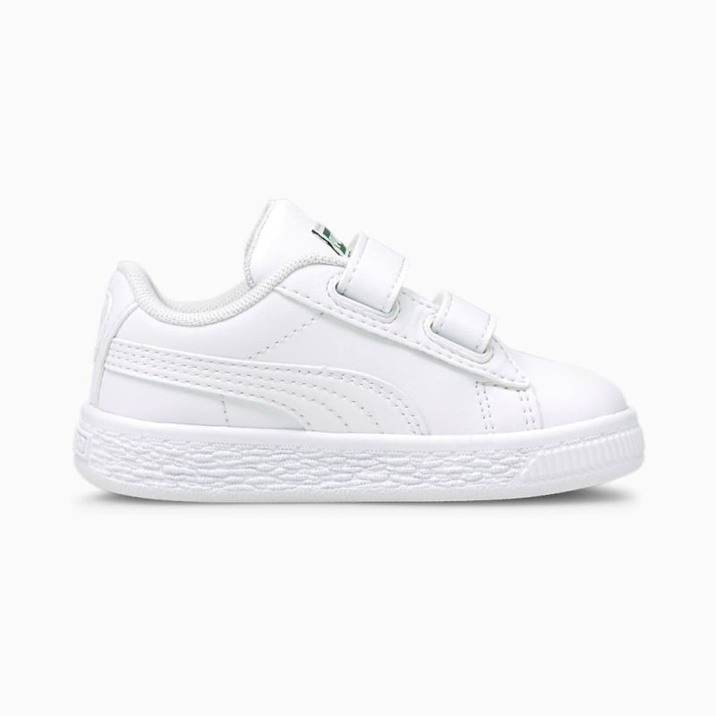 Puma | Boys Basket Classic XXI Toddler Shoes - White-White