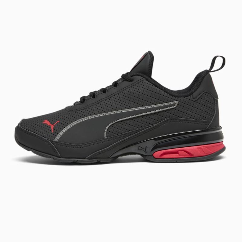 Puma | Men's Viz Runner Sport SL Running Shoes - Black-High Risk Red