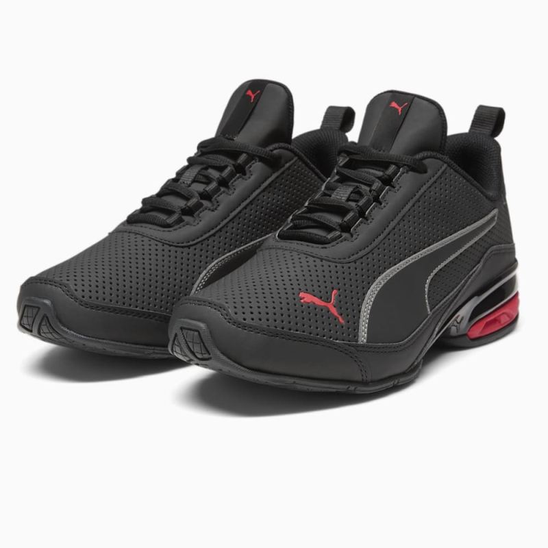 Puma | Men's Viz Runner Sport SL Running Shoes - Black-High Risk Red