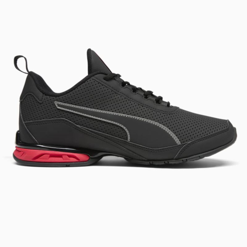 Puma | Men's Viz Runner Sport SL Running Shoes - Black-High Risk Red