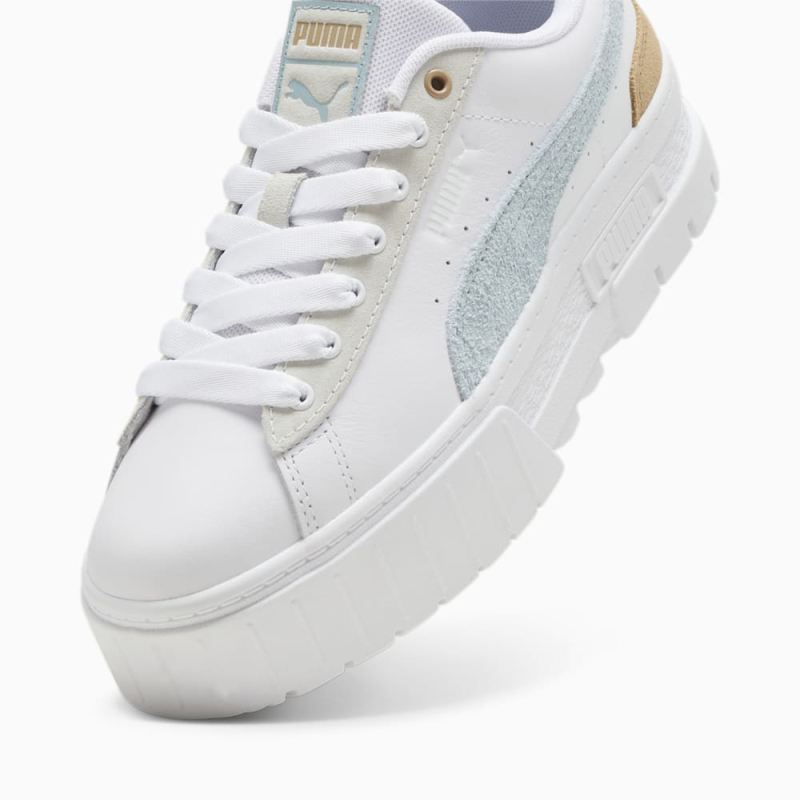 Puma | Women's Mayze Mix Sneakers - White-Turquoise Surf