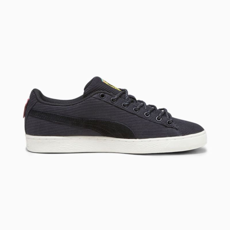 Puma | Men's Scuderia Ferrari Clyde Garage Crews Sneakers - Black-Warm White