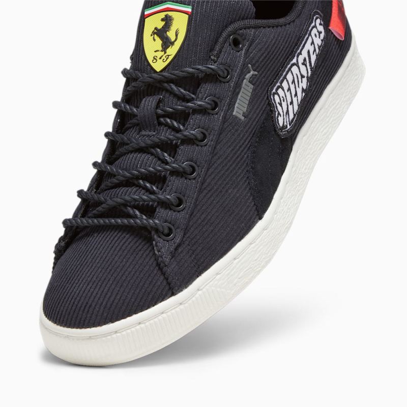 Puma | Men's Scuderia Ferrari Clyde Garage Crews Sneakers - Black-Warm White