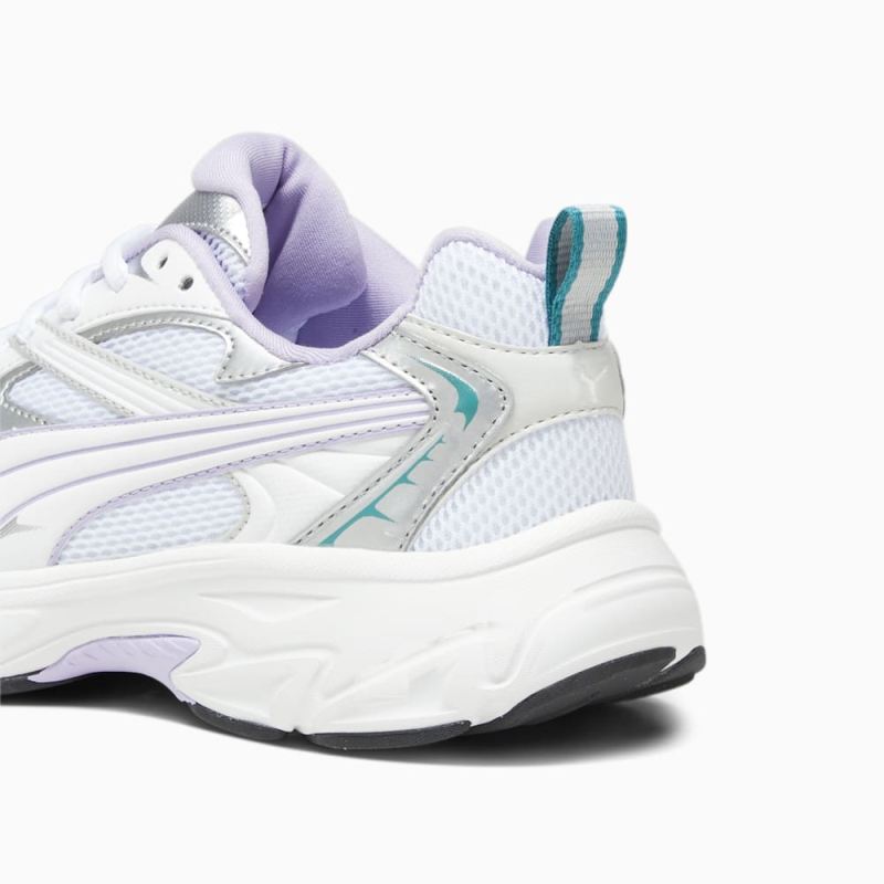 Puma | Women's Morphic Sneakers - White-Vivid Violet