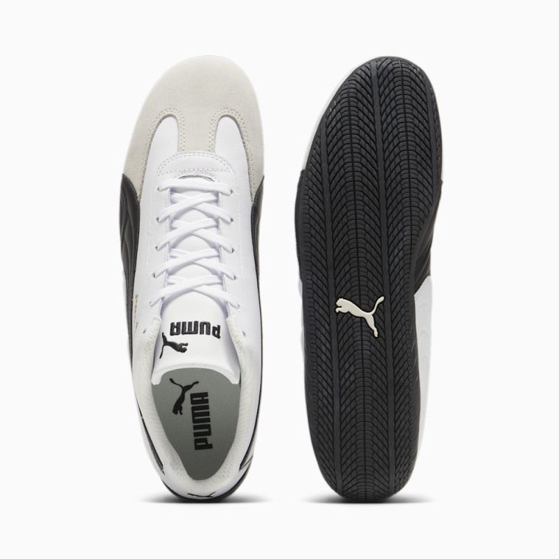 Puma | Men's Speedcat Shield Sneakers - White-Black-Vapor Gray