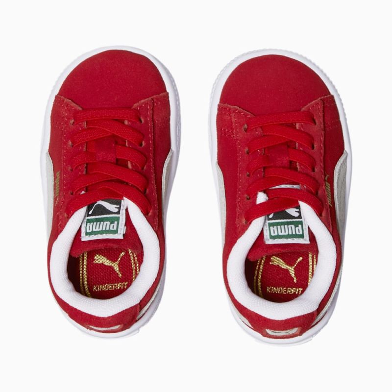 Puma | Girls Suede Classic XXI Toddler Shoes - High Risk Red-White