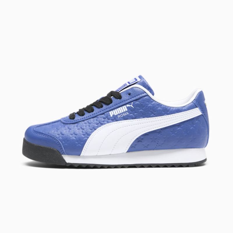 Puma | Boys ROMA Medalist Big Kids Sneakers - Cobalt Glaze-White-Black - Click Image to Close