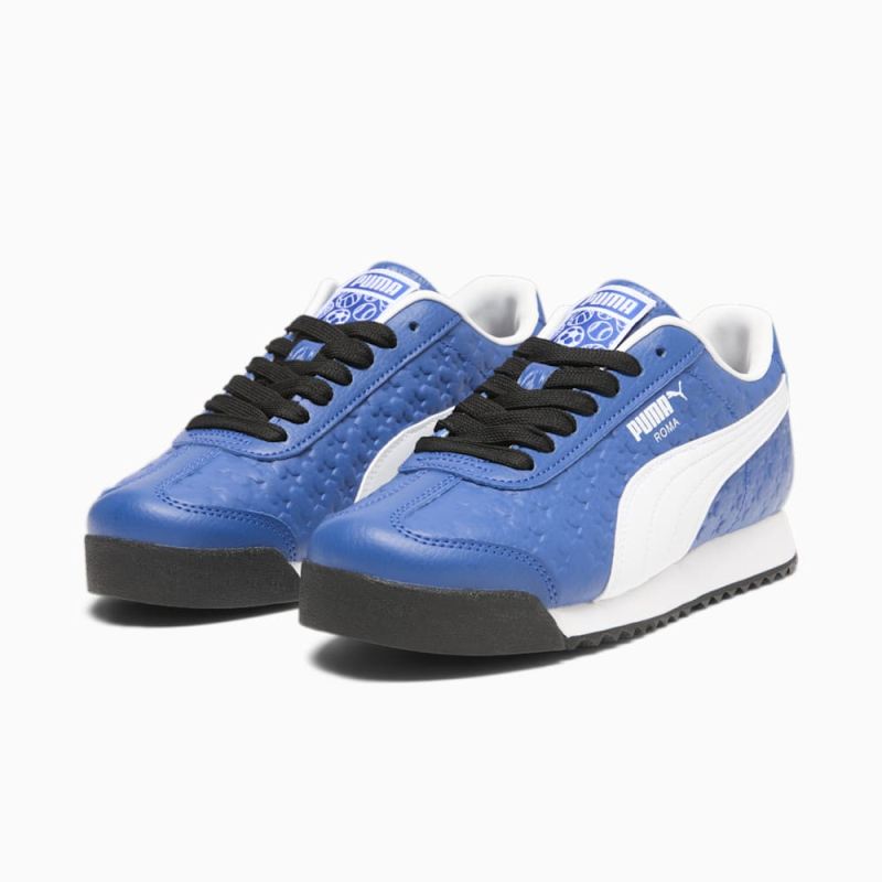 Puma | Boys ROMA Medalist Big Kids Sneakers - Cobalt Glaze-White-Black