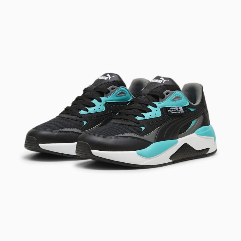 Puma | Men's Mercedes F1 X-Ray Speed Unisex Sneakers - Black-Sheen Green