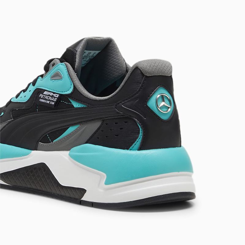 Puma | Men's Mercedes F1 X-Ray Speed Unisex Sneakers - Black-Sheen Green