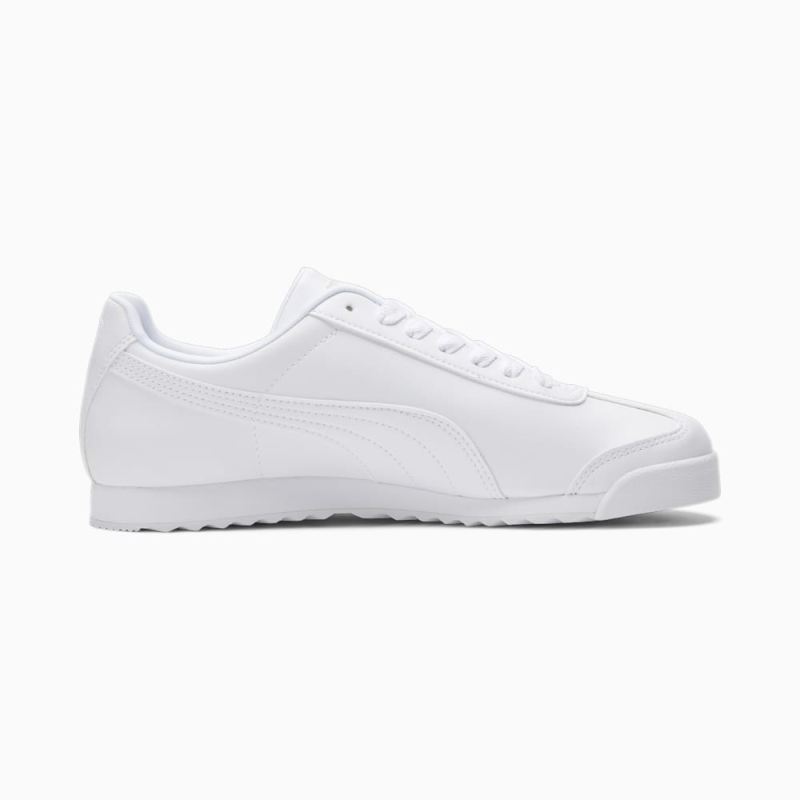 Puma | Men's Roma Basic Sneakers - white-light gray