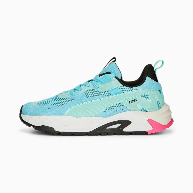 Puma | Men's RS-Trck Horizon Sneakers - Hero Blue-Electric Peppermint