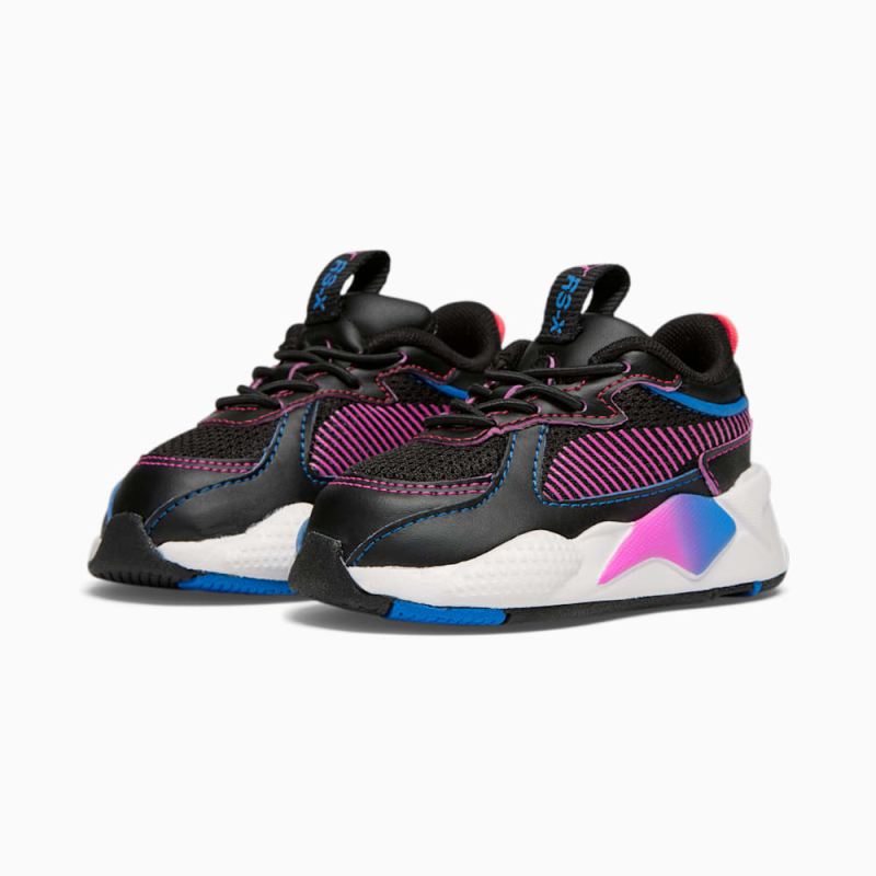 Puma | Girls RS-X Cosmic Toddlers Sneakers - Black-Ravish-Ultra Blue