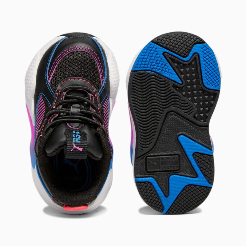 Puma | Girls RS-X Cosmic Toddlers Sneakers - Black-Ravish-Ultra Blue