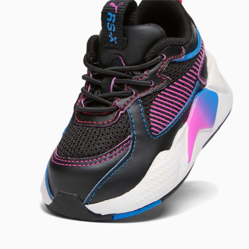 Puma | Girls RS-X Cosmic Toddlers Sneakers - Black-Ravish-Ultra Blue