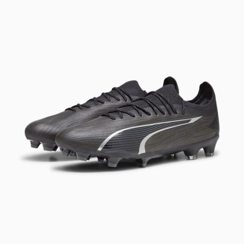 Puma | Men's ULTRA ULTIMATE FG/AG Soccer Cleats - Black-Asphalt