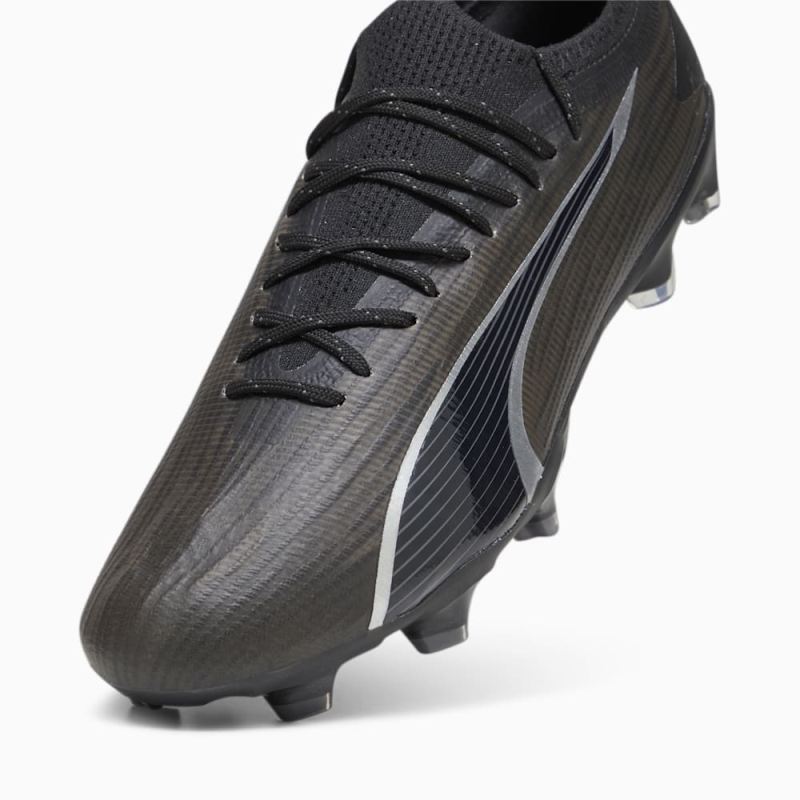 Puma | Men's ULTRA ULTIMATE FG/AG Soccer Cleats - Black-Asphalt