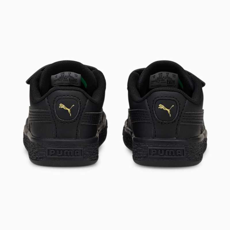 Puma | Boys Basket Classic XXI Toddler Shoes - Black-Black