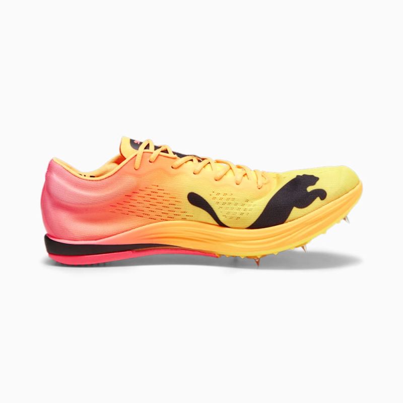 Puma | Men's evoSPEED Long Distance NITRO Elite+ Track Spikes - Sun Stream-Sunset Glow-Black