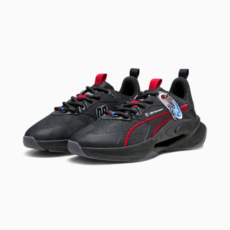 Puma | Men's BMW M Motorsport LGND Renegade Garage Crews Sneakers - Black-Dark Coal