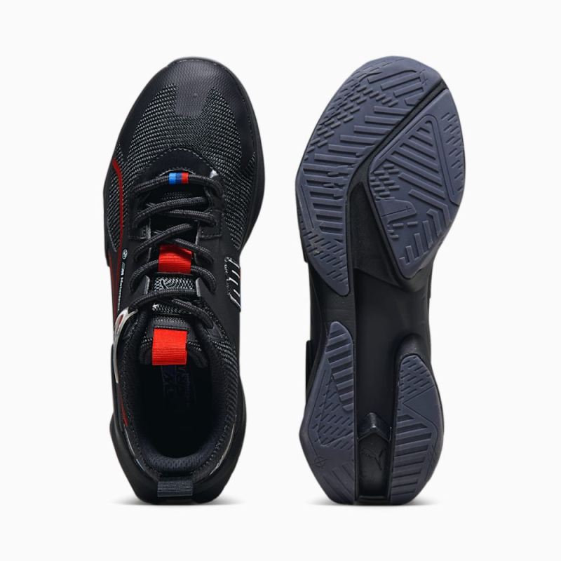 Puma | Men's BMW M Motorsport LGND Renegade Garage Crews Sneakers - Black-Dark Coal