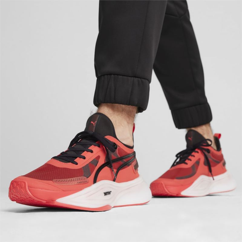 Puma | Men's PWR NITRO Squared Training Shoes - Active Red-Black