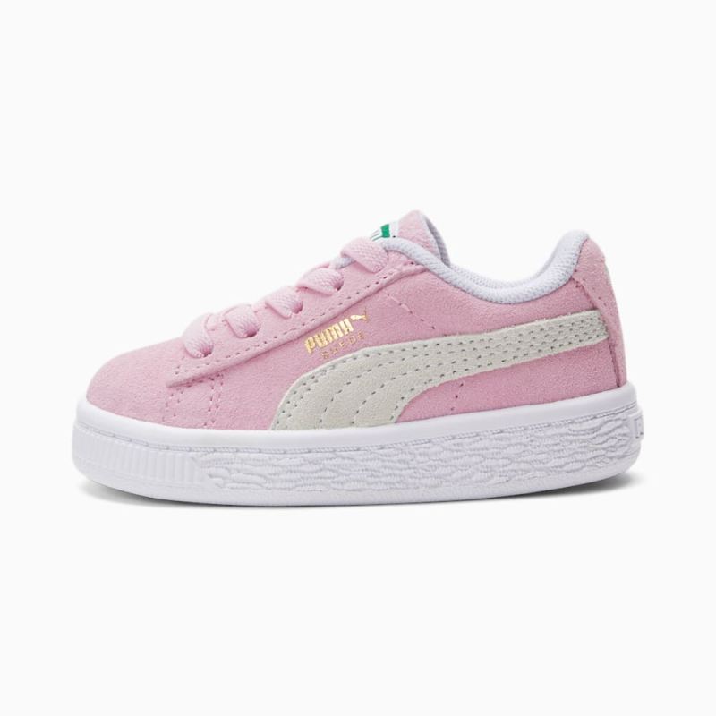 Puma | Girls Suede Classic XXI Toddler Shoes - Pink Lady-White - Click Image to Close