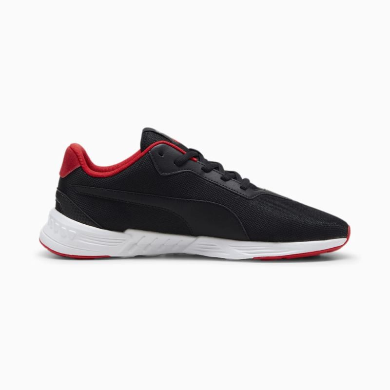 Puma | Men's Scuderia Ferrari Tiburion Motorsport Sneakers - Black-Rosso Corsa-Aged Silver