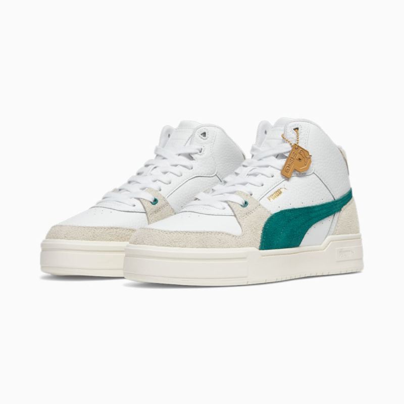 Puma | Men's CA Pro NYC Sneakers - White-Malachite-Dark Coal