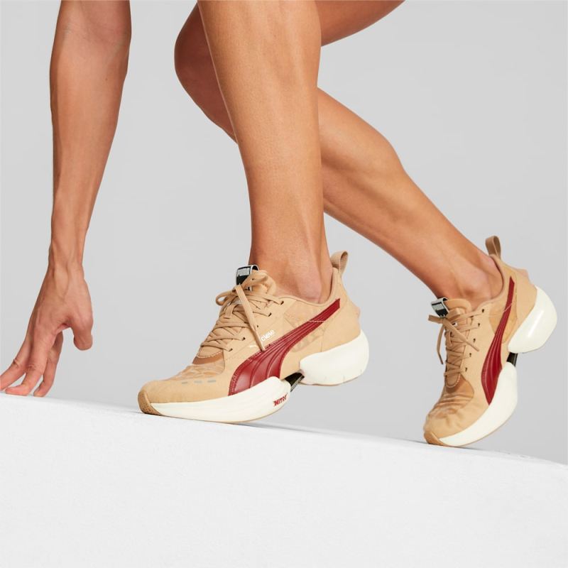 Puma | Women's x CIELE Fast-R NITRO Elite Running Shoes - Dusty Tan