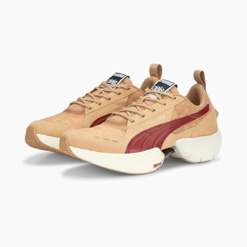 Puma | Women's x CIELE Fast-R NITRO Elite Running Shoes - Dusty Tan