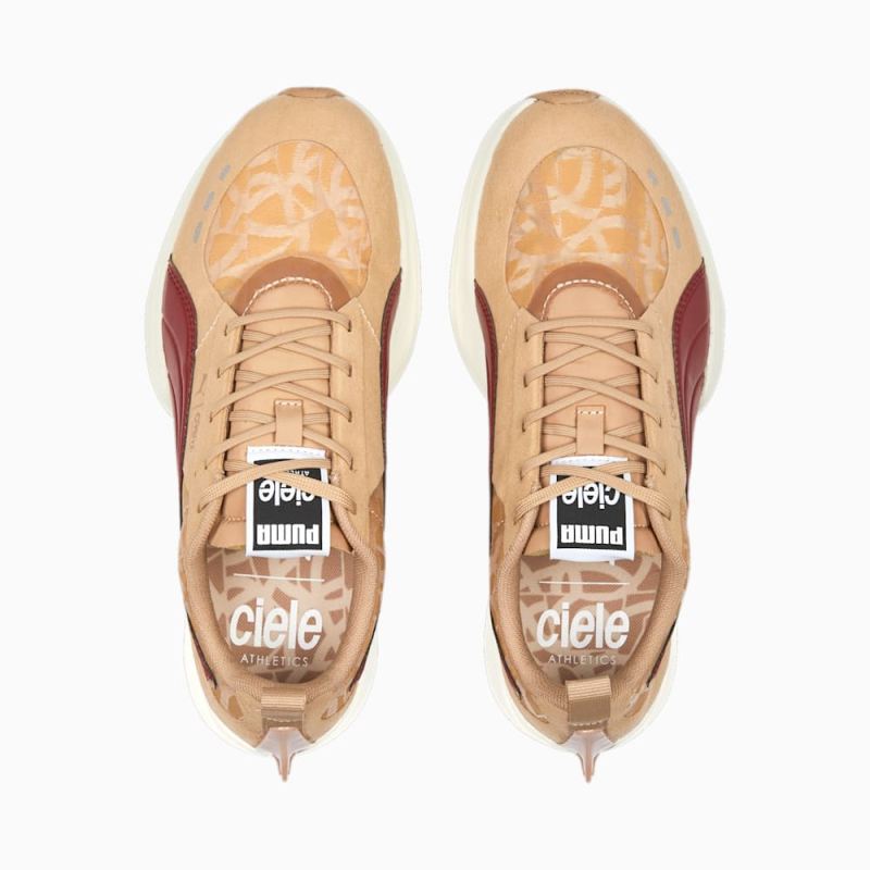 Puma | Women's x CIELE Fast-R NITRO Elite Running Shoes - Dusty Tan