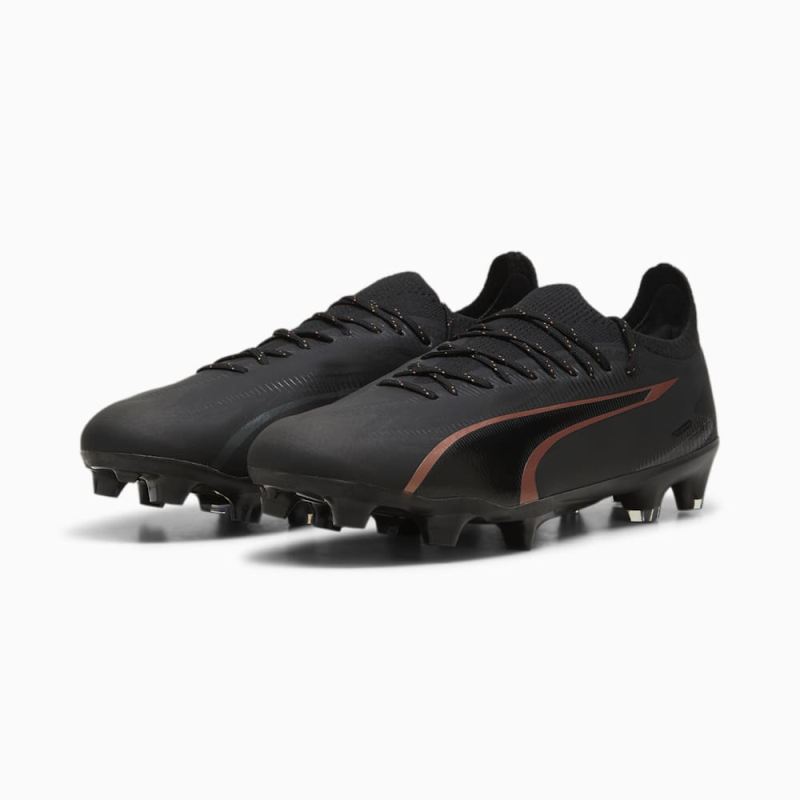 Puma | Men's ULTRA ULTIMATE FG/AG Soccer Cleats - Black-Copper Rose