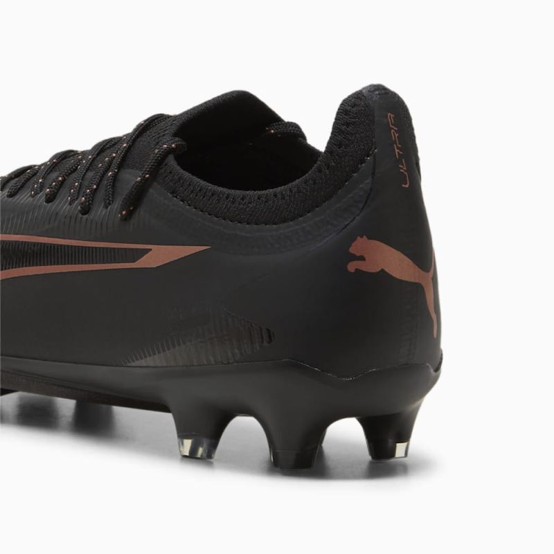 Puma | Men's ULTRA ULTIMATE FG/AG Soccer Cleats - Black-Copper Rose