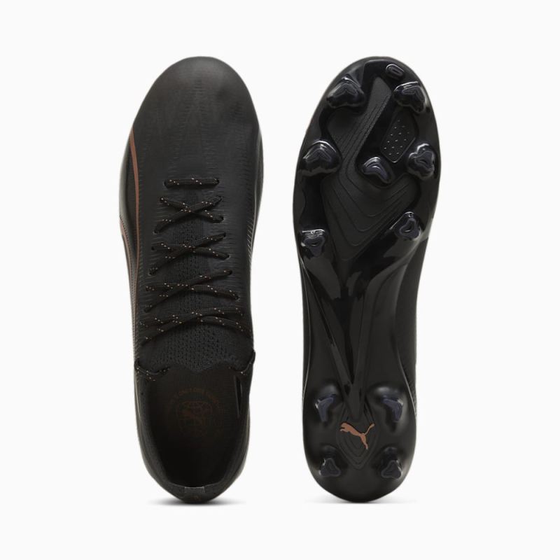 Puma | Men's ULTRA ULTIMATE FG/AG Soccer Cleats - Black-Copper Rose