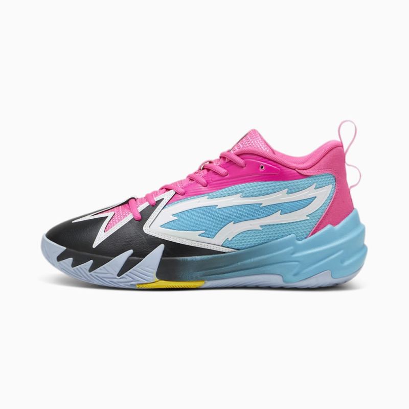 Puma | Men's Scoot Zeros Northern Lights Basketball Shoes - Bright Aqua-Ravish - Click Image to Close