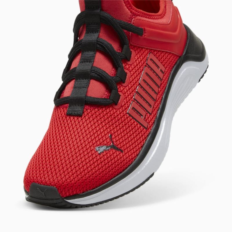 Puma | Men's Softride Astro Slip-On Running Shoes - For All Time Red-Black-Silver Mist