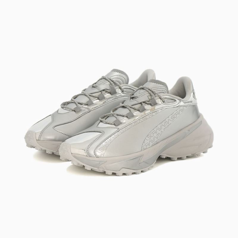 Puma | Men's Spirex x Sorayama Sneakers - Silver-Cool Light Gray