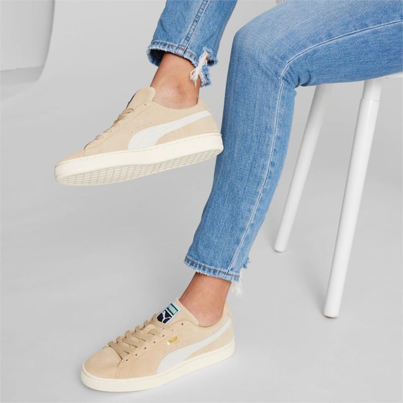 Puma | Women's Suede Classic XXI Sneakers - Granola-Warm White