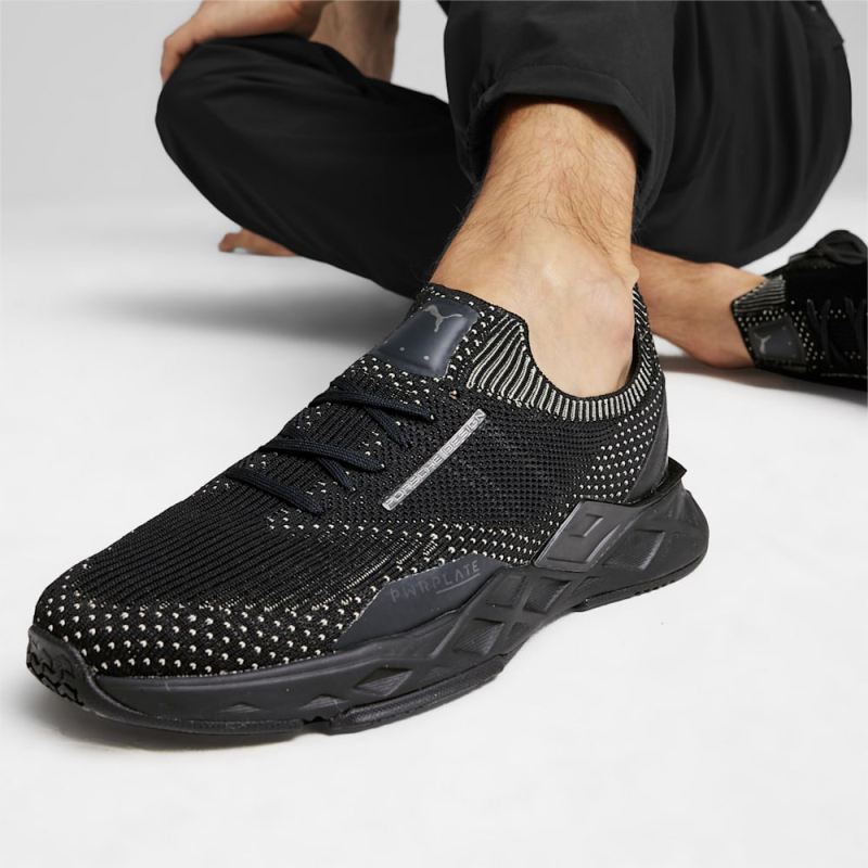 Puma | Men's Porsche Design PWRplate Sport Shoes - Jet Black-Asphalt