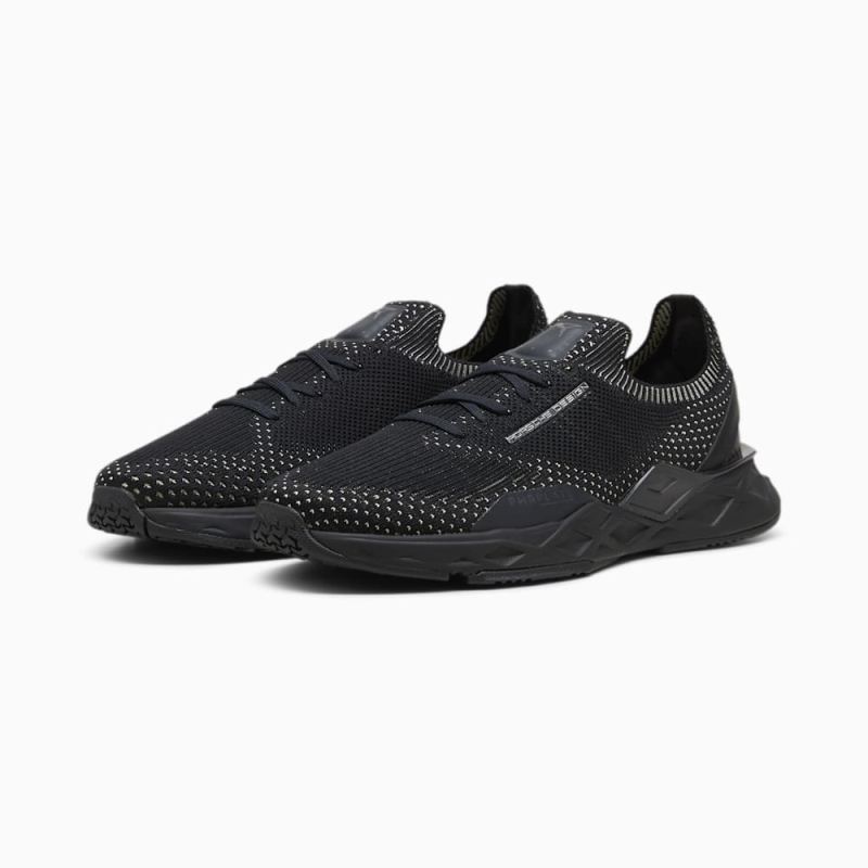 Puma | Men's Porsche Design PWRplate Sport Shoes - Jet Black-Asphalt