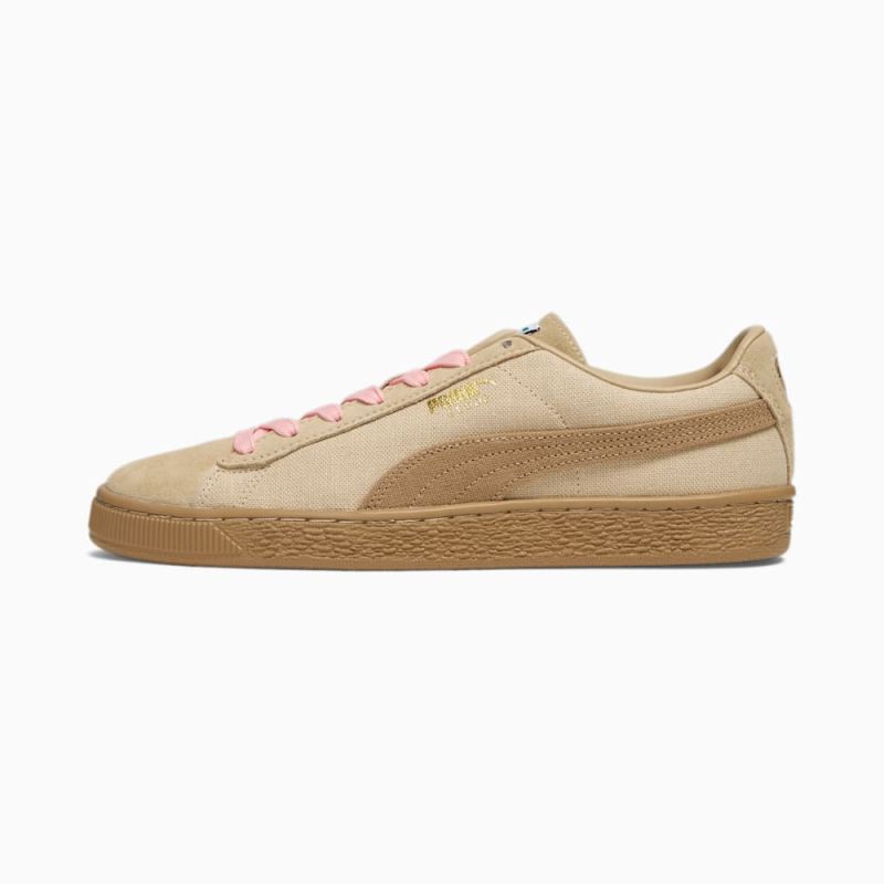 Puma | Men's Suede Hemp Sneakers - Toasted Almond-Toasted-Gold