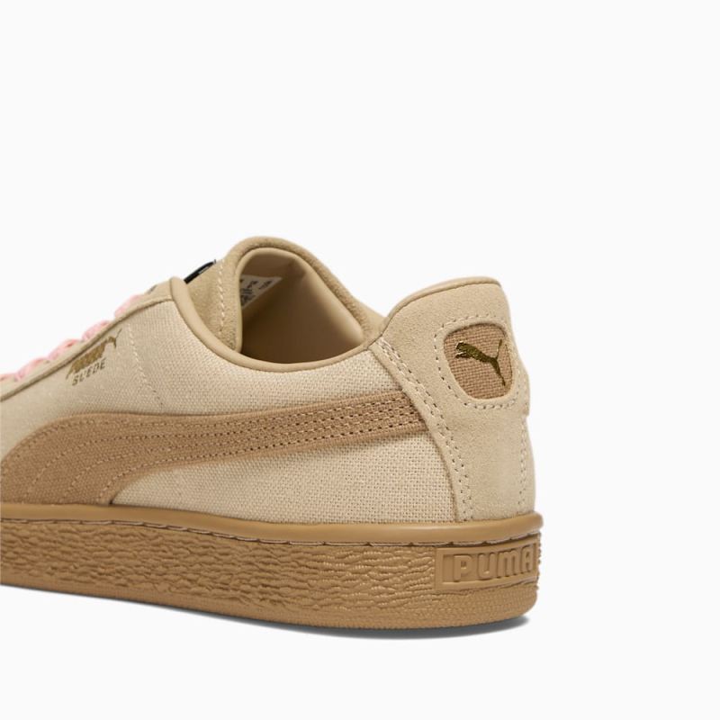 Puma | Men's Suede Hemp Sneakers - Toasted Almond-Toasted-Gold