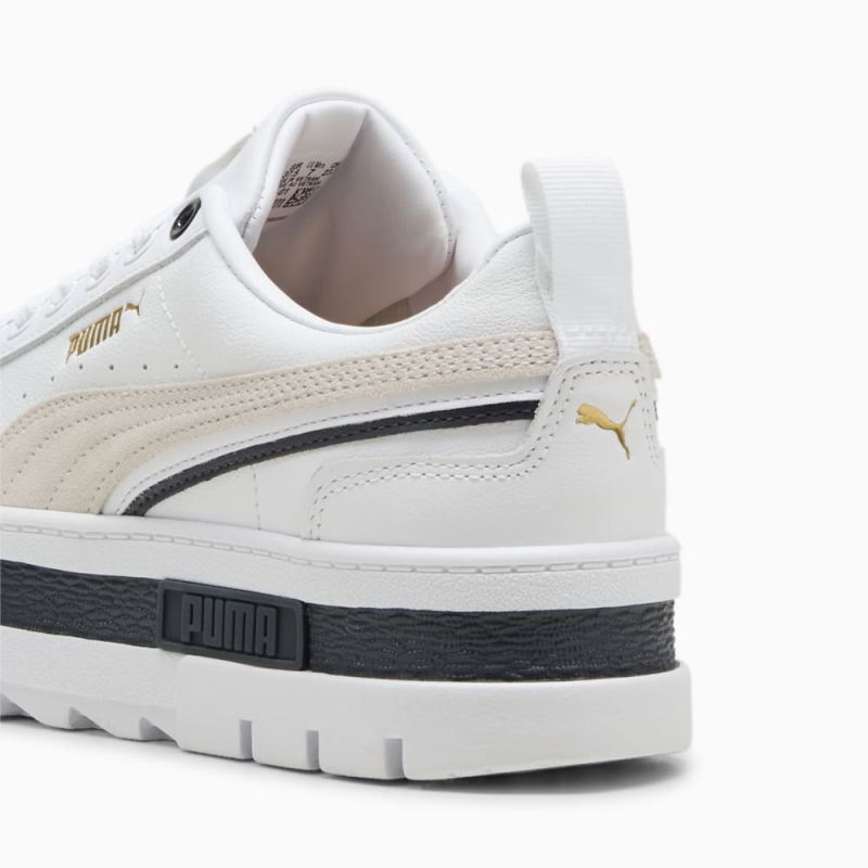 Puma | Women's Mayze Classics Sneakers - White-Gold